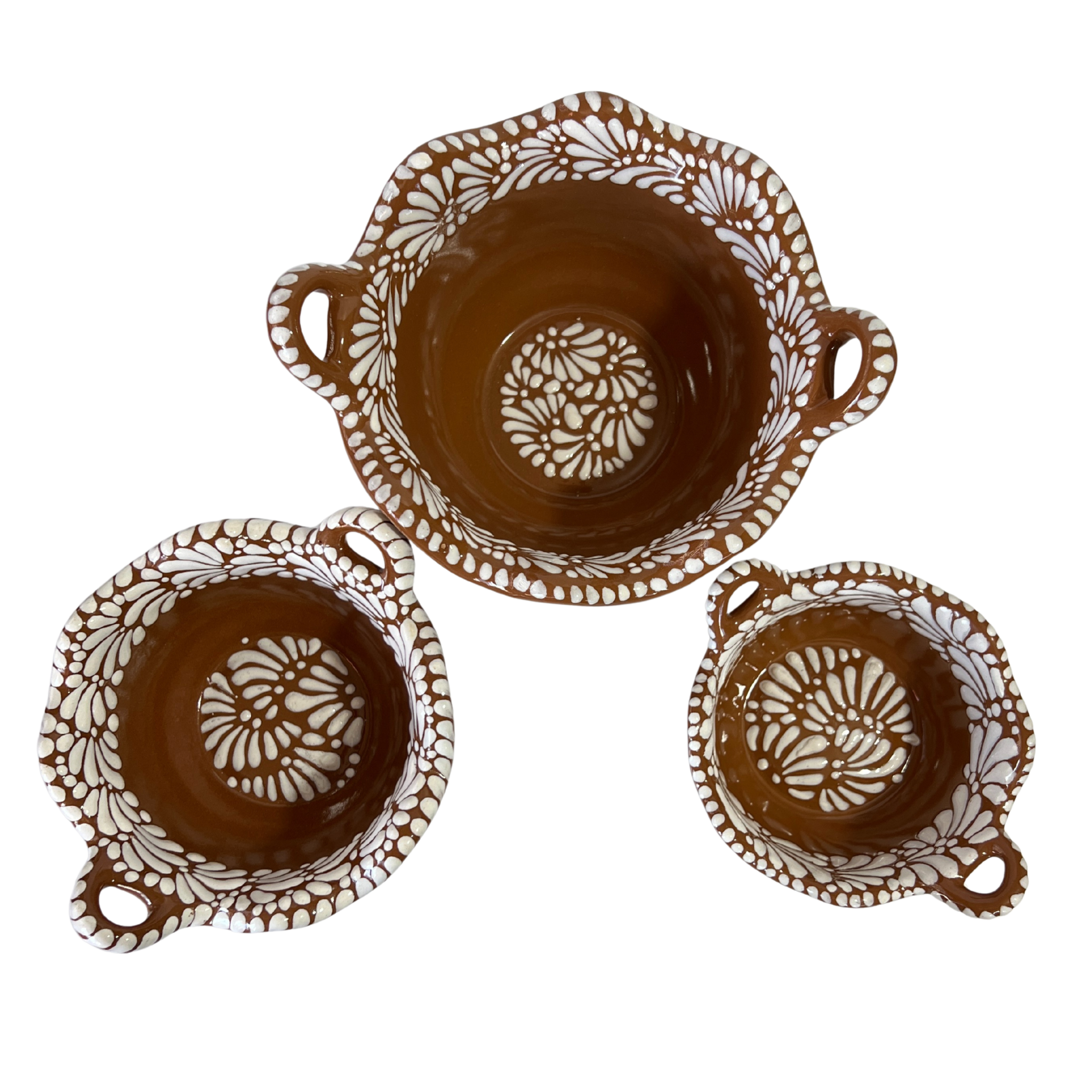 JUEGO DE CAZUELAS FONDO CAFE MIK BLANCO
