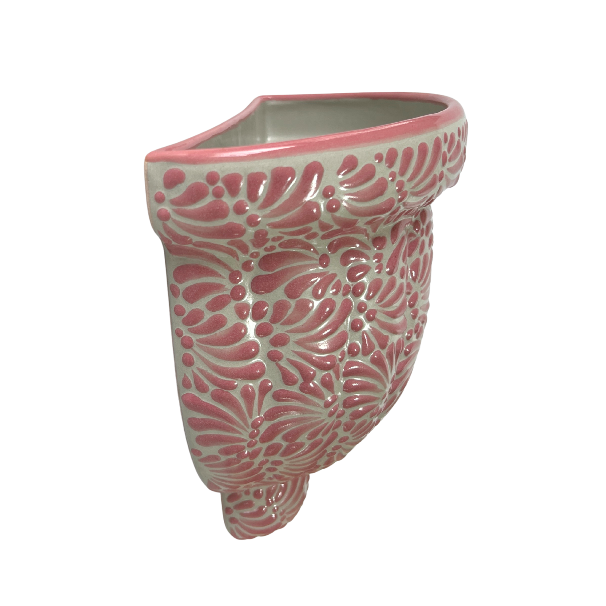 MACETA DE PARED GAJOS MEDIANA FONDO TRADICIONAL MIK ROSA