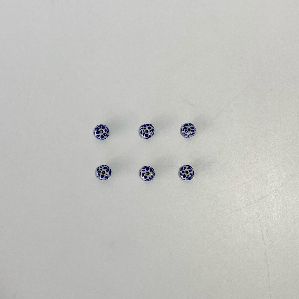 DONA 1.3 CM HOYO CENTRAL DE 3 MM FONDO TRADICIONAL MIK AZUL COBALTO