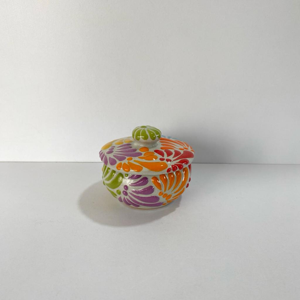 ALHAJERO CHICO TAPA BOTON FONDO TRADICIONAL MIK MULTICOLOR