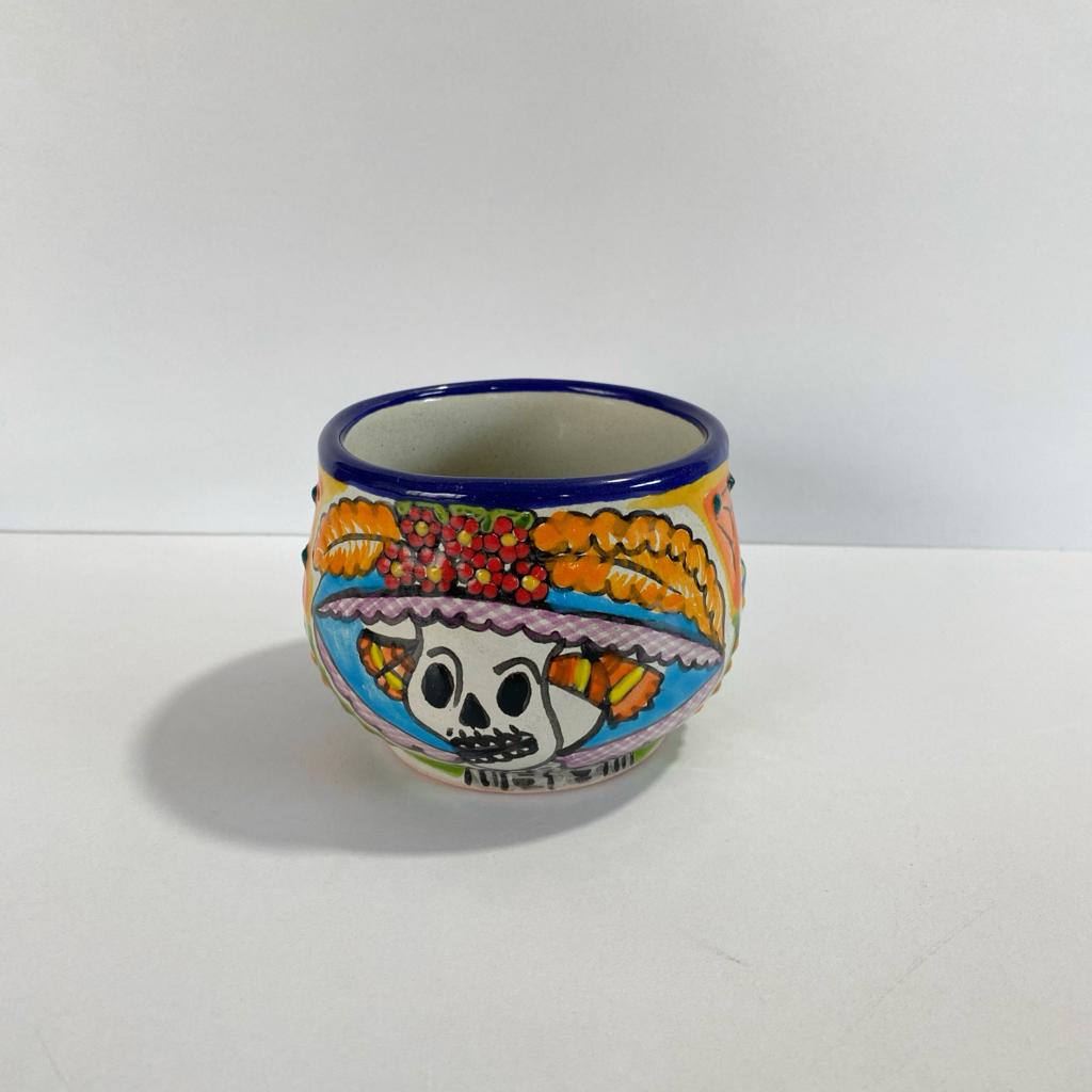 TAZA CHOCOLATERA MEDIANA CATRINA MULTICOLORES