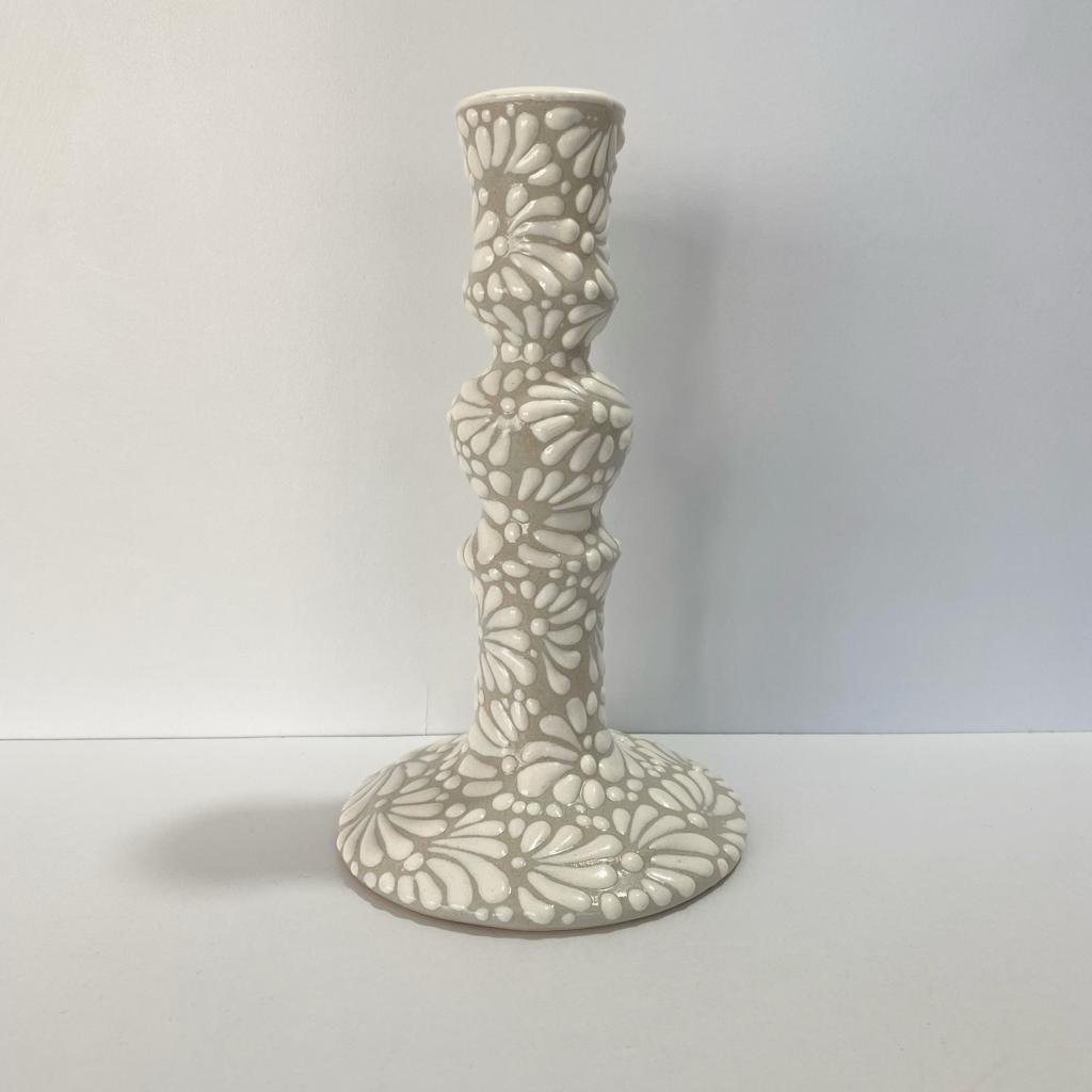 PORTA VELA BLANCO ESTILO MIK