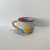 TAZA CHOCOLATERA MEDIANA SAGRADO CORAZON MULTICOLORES