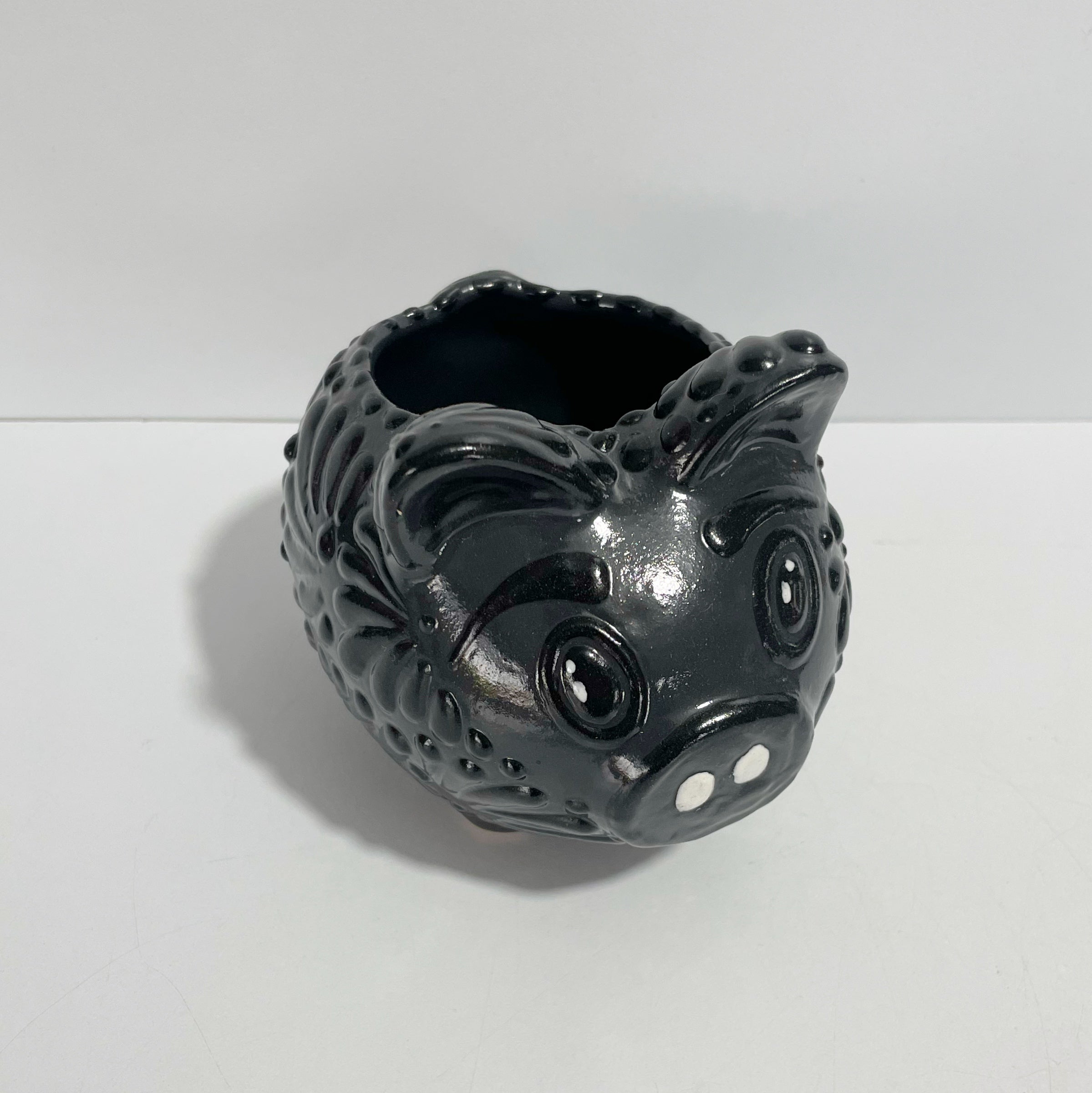 MACETA CERDITO MIK SUPER BLACK