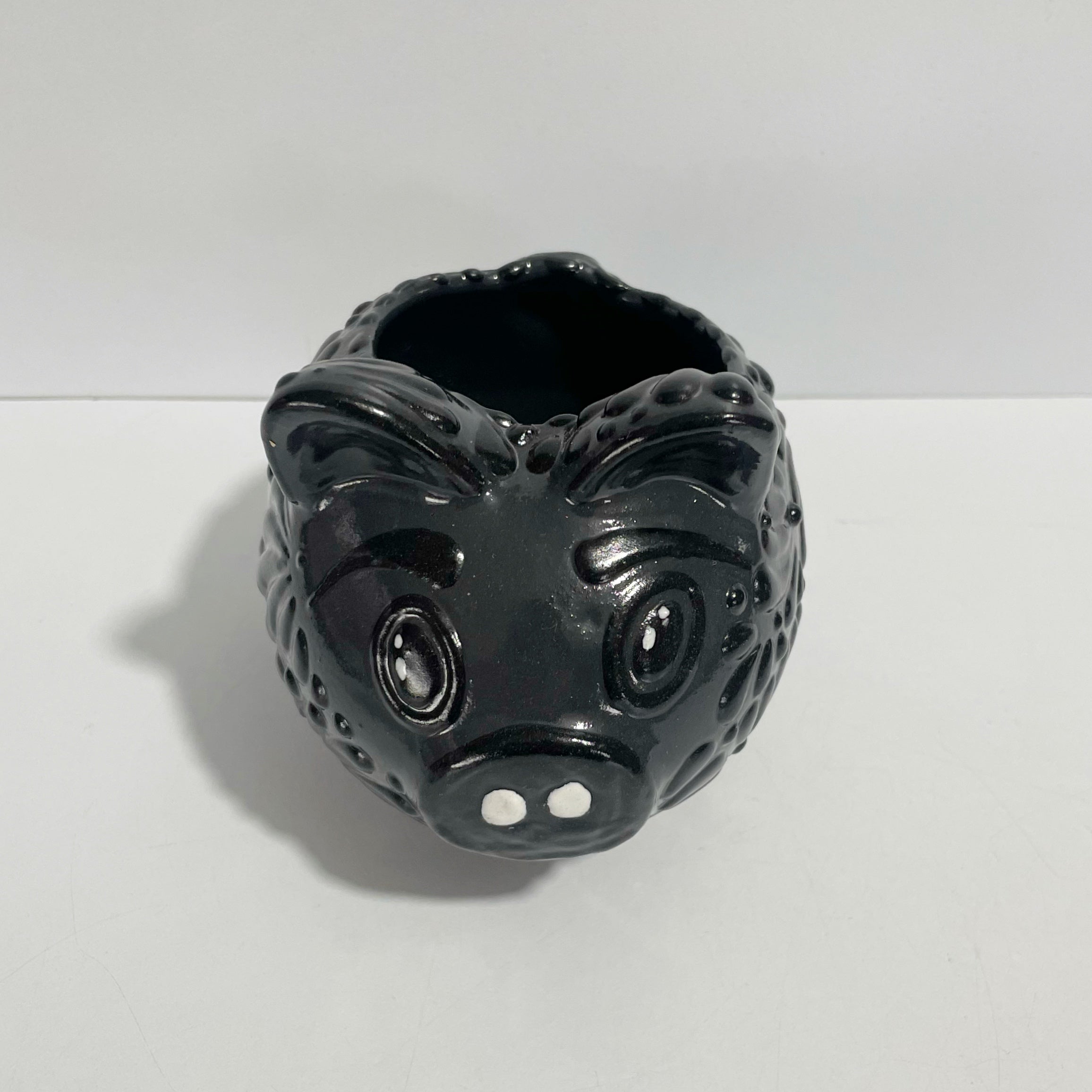 MACETA CERDITO MIK SUPER BLACK