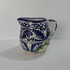 PAQUETE JUEGO DE CAFE AZUL COBALTO FLOR AL CENTRO AMARILLO Y VERDE PARA 6 PERSONAS