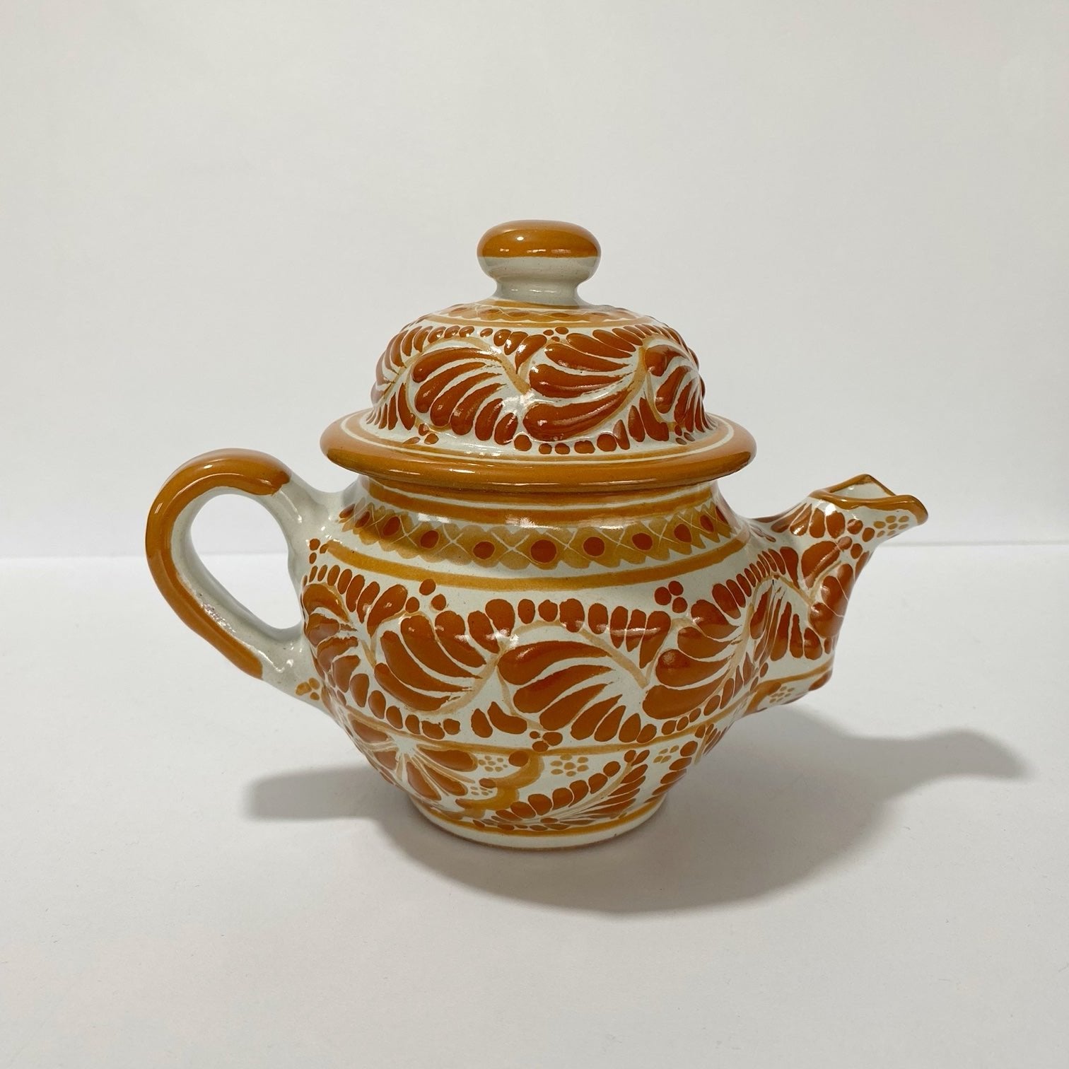 CREMERA TIPO TETERA, COLOR TERRACOTA