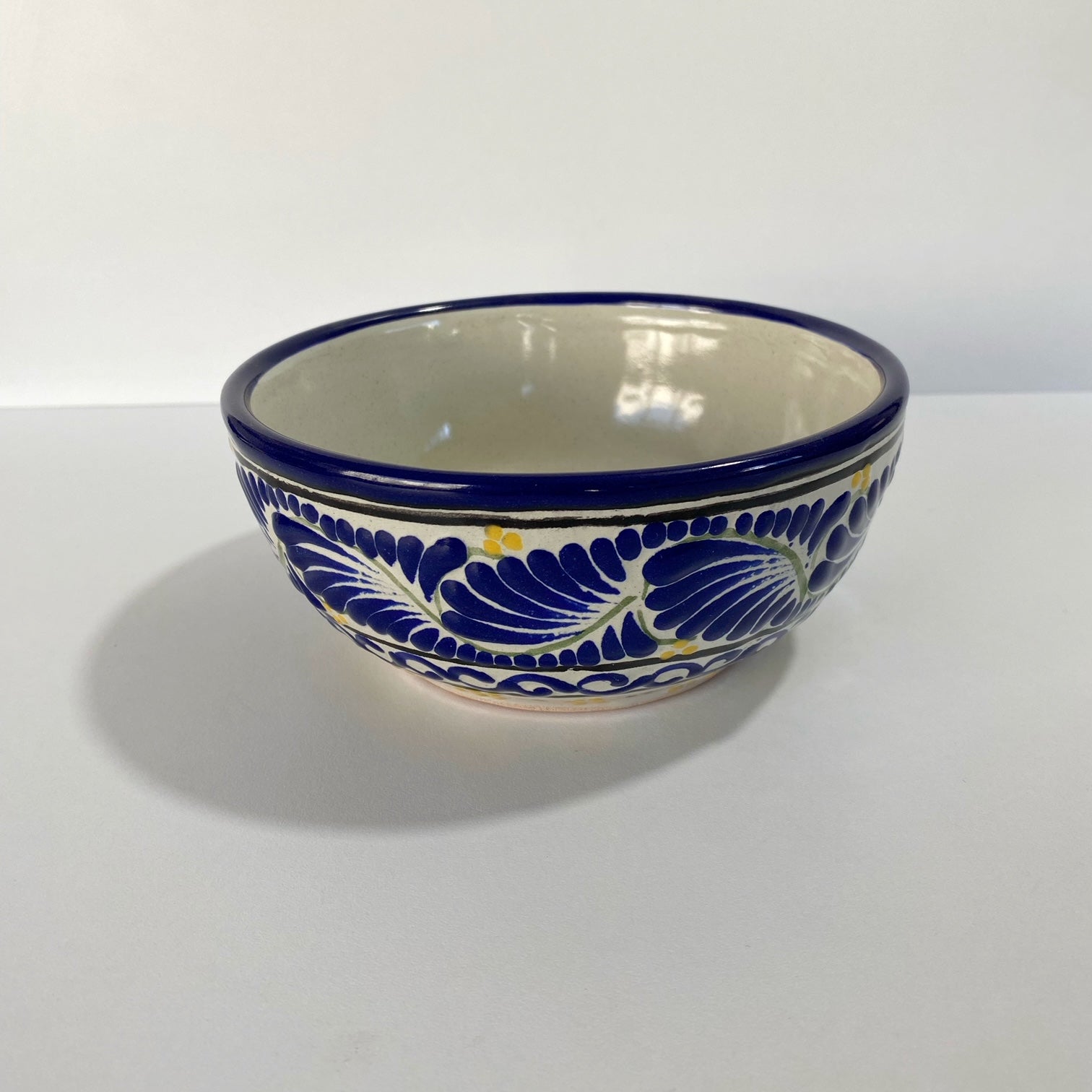 TAZÓN 15 CM, AZUL CON AMARILLO