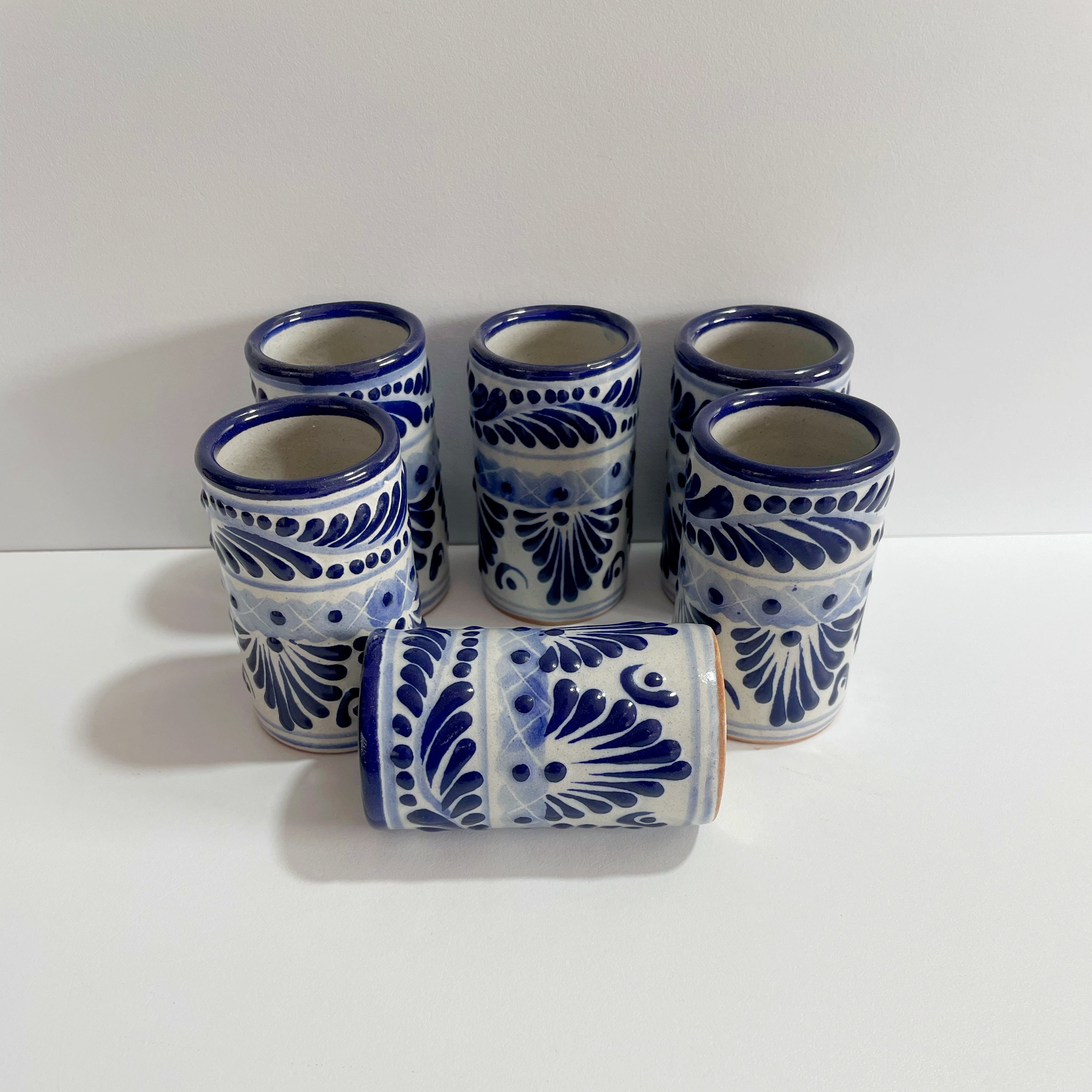 TEQUILERO NO PERSONALIZADO FONDO BLANCO CENEFA AZUL COBALTO