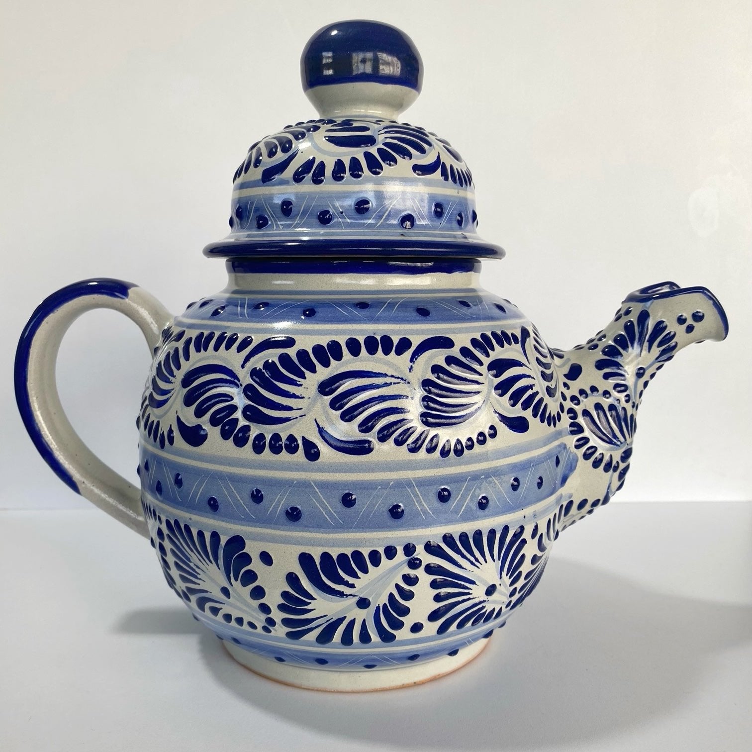 CAFETERA ESTILO CENEFA AZUL NORMAL