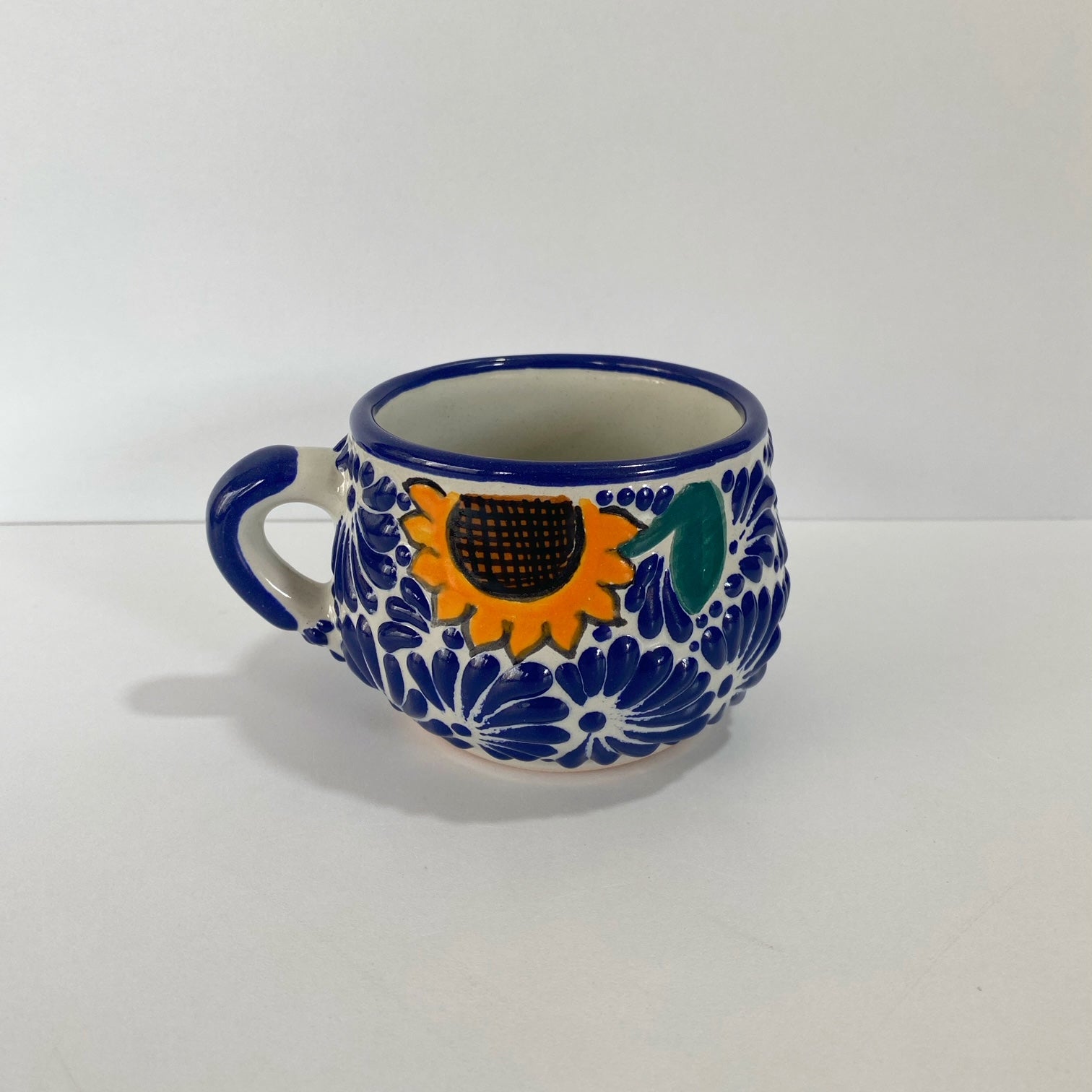 TAZA CHOCOLATERA MEDIANA VERSION GIRASOL ESTILO MIK