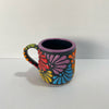 TAZA EXPRESO FONDO NEGRO MULTICOLORES MIK