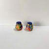 DUO SALERO MINI MULTICOLORES FLORES