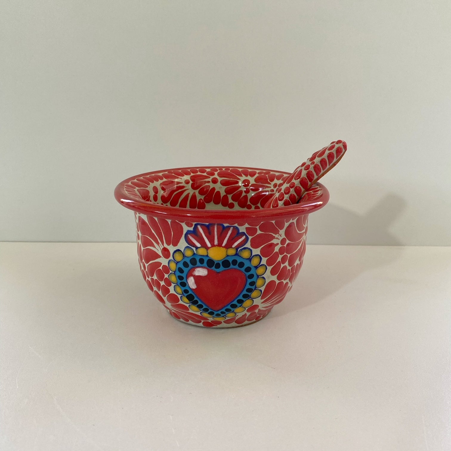SALSERA SAGRADO CORAZON ROJO MIK COMPLETA