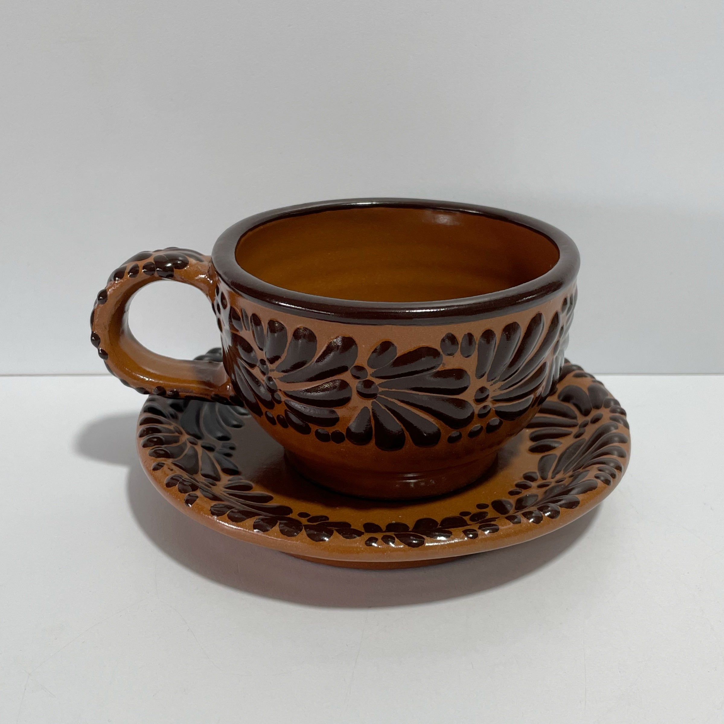SET TAZA 300 ML Y PLATO FONDO CAFE MIK CENEFA CAFE CHOCOLATE