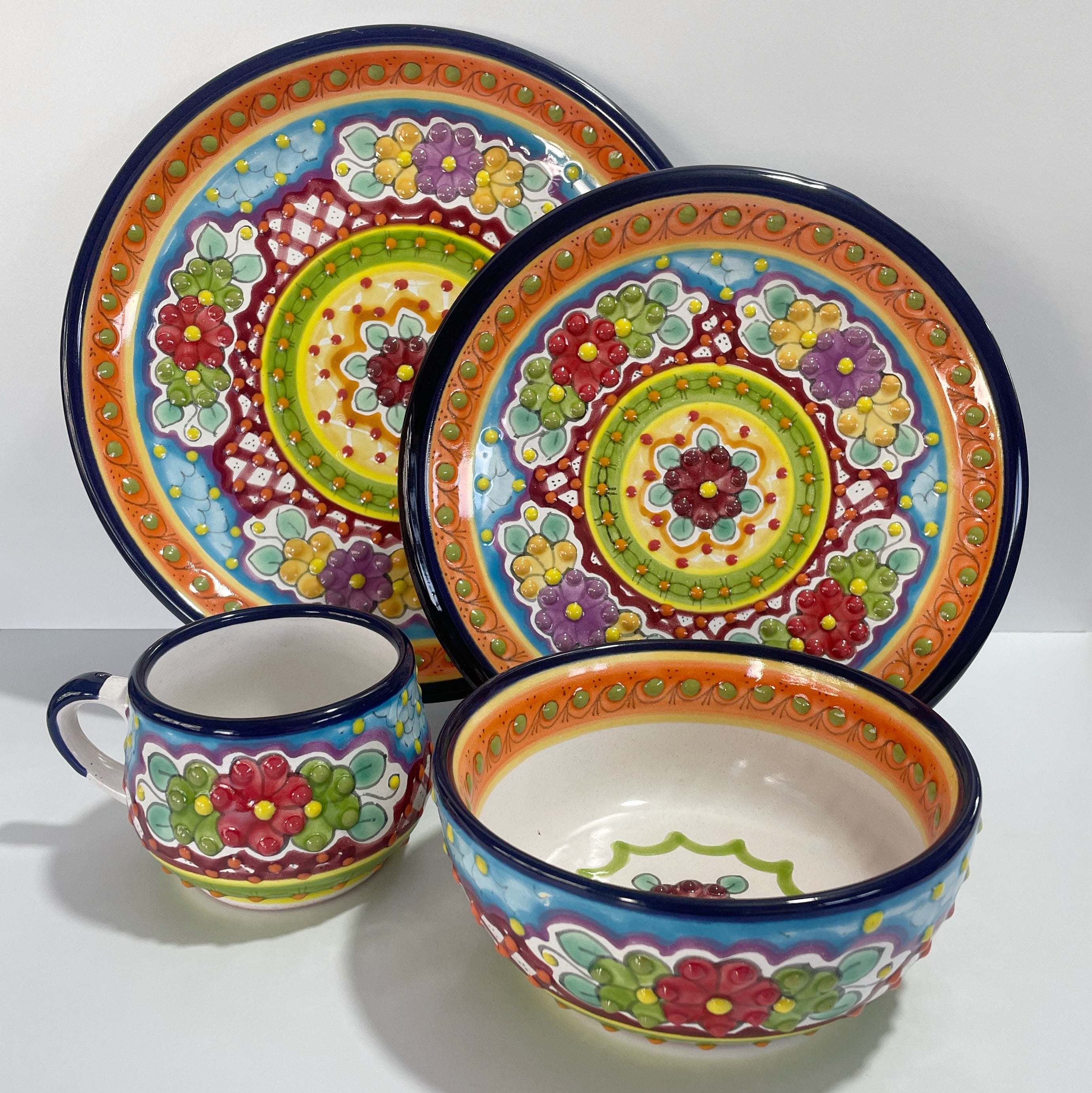 Vajilla multicolor deals