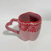 TAZA CORAZON CON ASA DE CORAZON FONDO ROSA MIK CENEFA ROJO