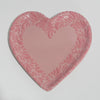 SET 3 PIEZAS TAZA FORMA CORAZON CHOCO GRANDE FONDO ROSA MIK CENEFA ROSA