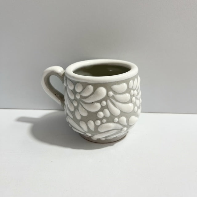 TAZA CHOCOLATERA CHICA BLANCA