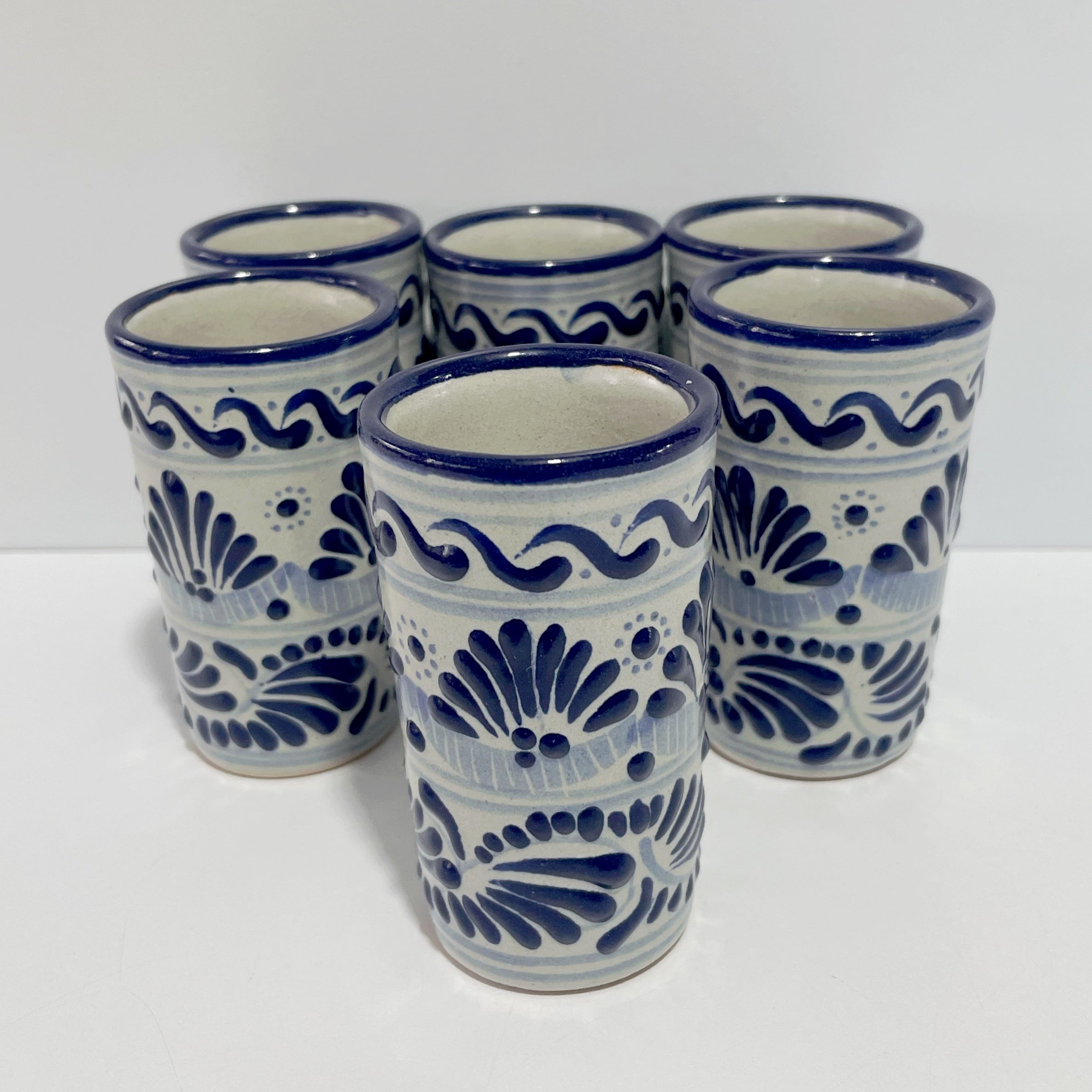 TEQUILERO NO PERSONALIZADO FONDO TRADICIONAL CENEFA CLASICO AZUL COBALTO