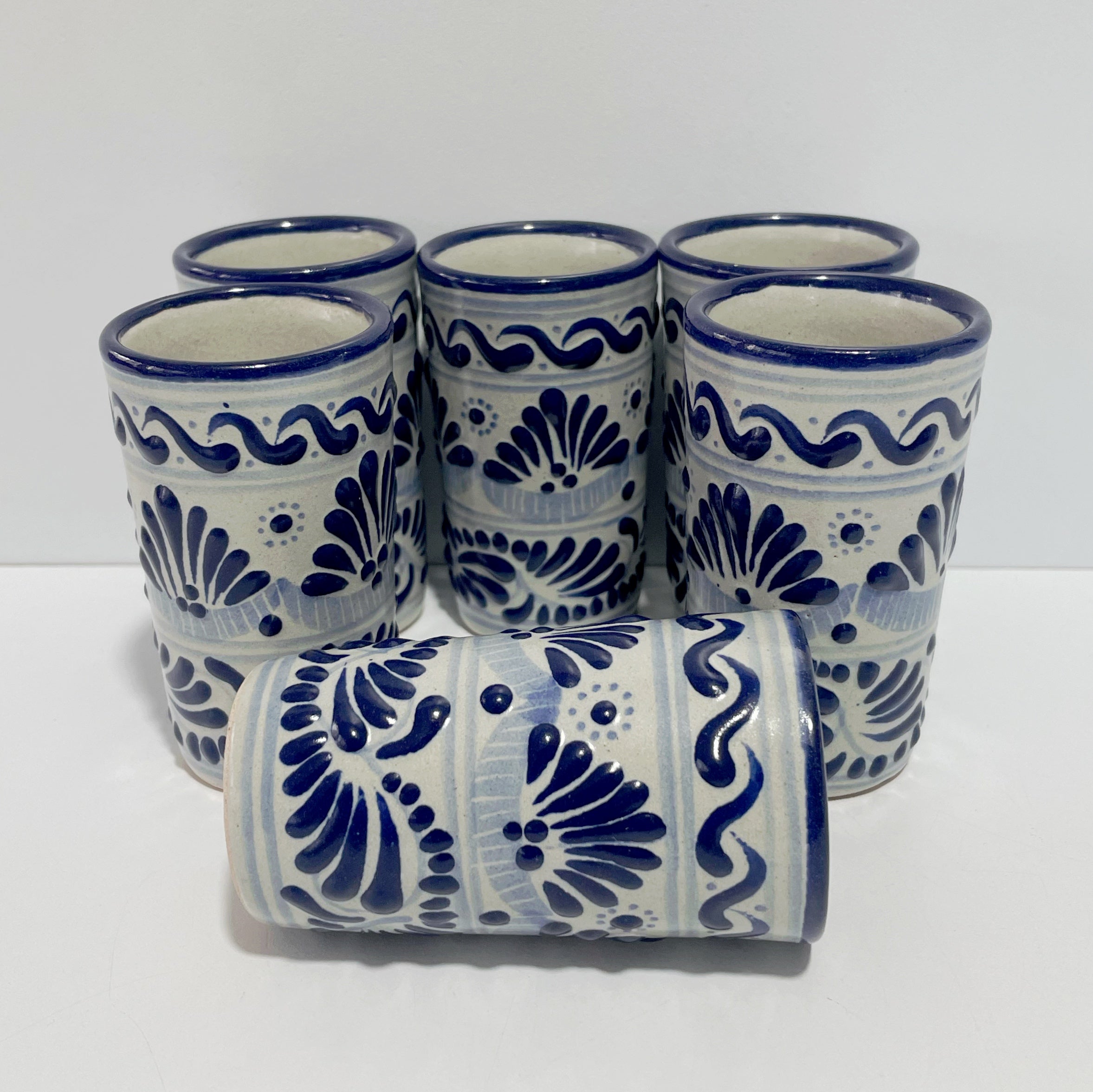 TEQUILERO NO PERSONALIZADO FONDO TRADICIONAL CENEFA CLASICO AZUL COBALTO
