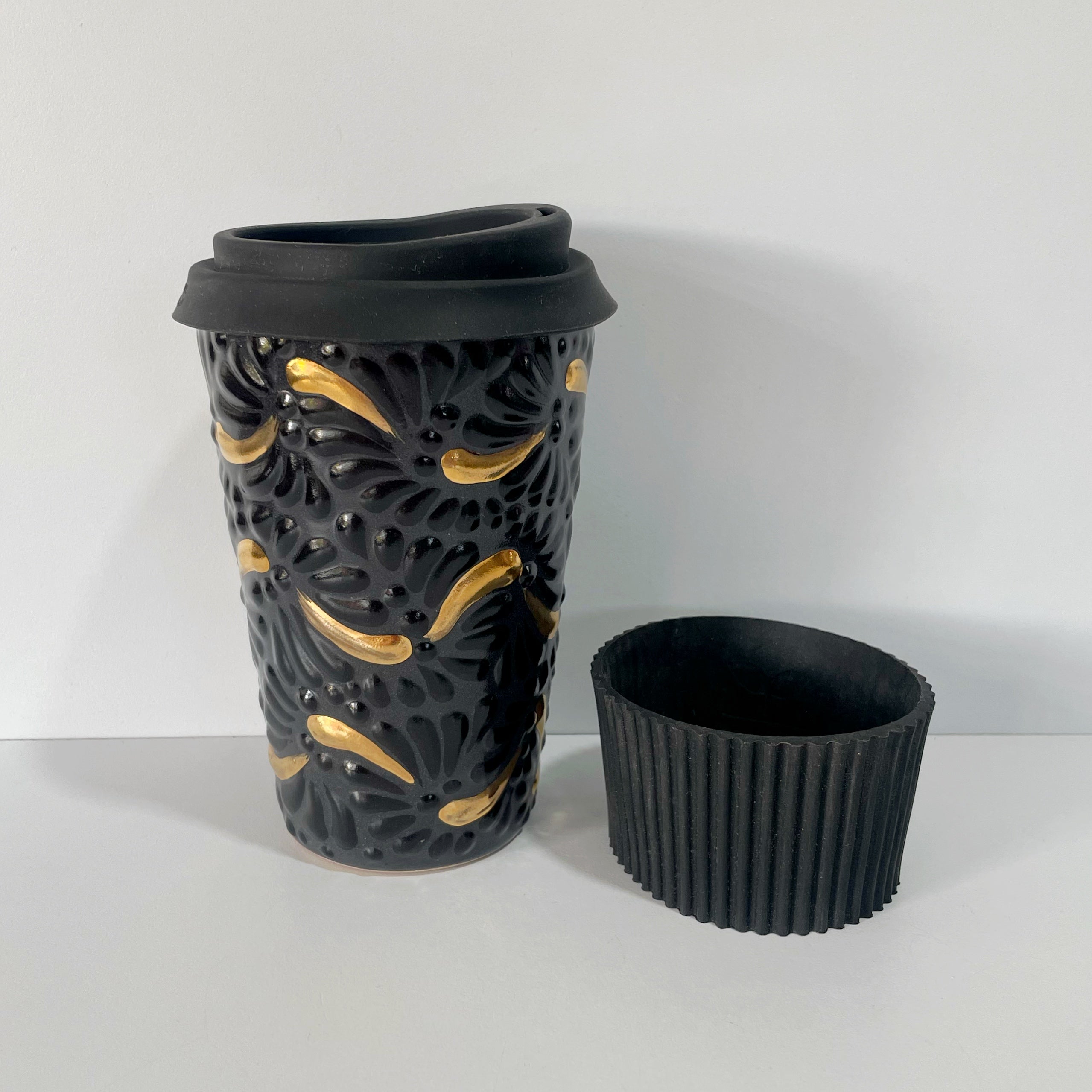 DESTELLOS DE ORO TERMO 15 CM SIN ASA MIK SUPER BLACK