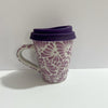 TERMO TAZA 10 CM MORADO MIK