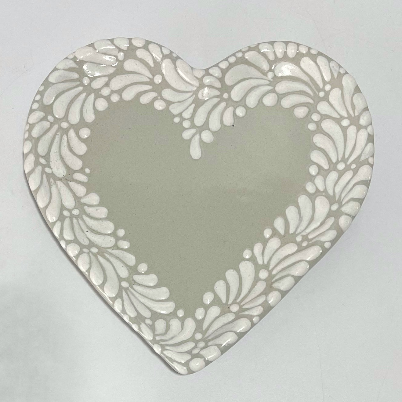 SET 3 PIEZAS TAZA FORMA CORAZON CHOCO GRANDE FONDO TRADICIONAL MIK BLANCO