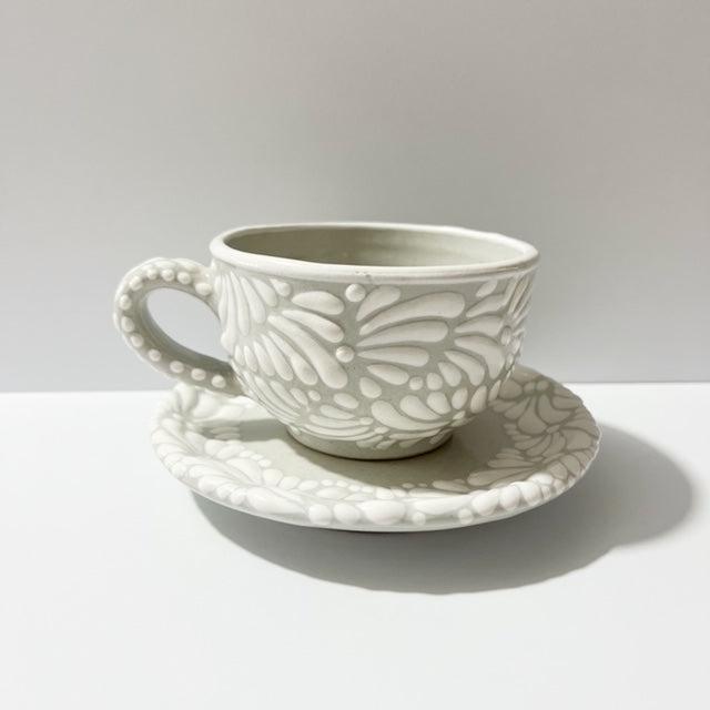SET TAZA 300 ML Y PLATO FONDO TRADICIONAL MIK BLANCO