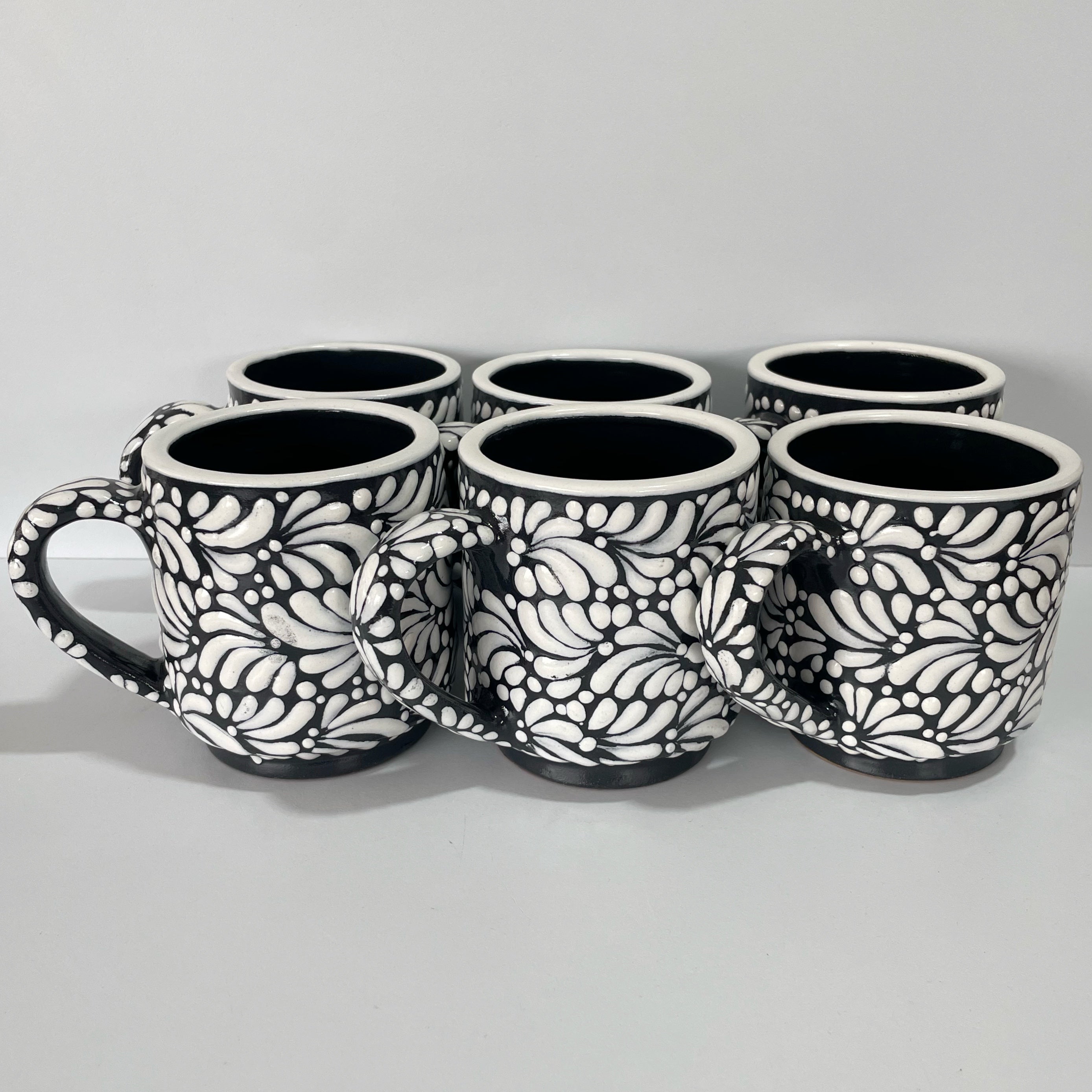 PAQUETE TAZA RECTA ESTANDAR NEGRO MIK BLANCO