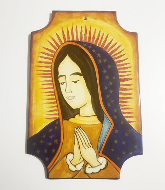 PLACA SEMICUADRADA VIRGENCITA