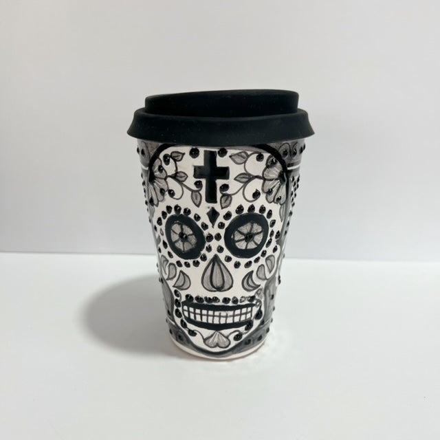 TERMO CON ASA 15 CM CALAVERA