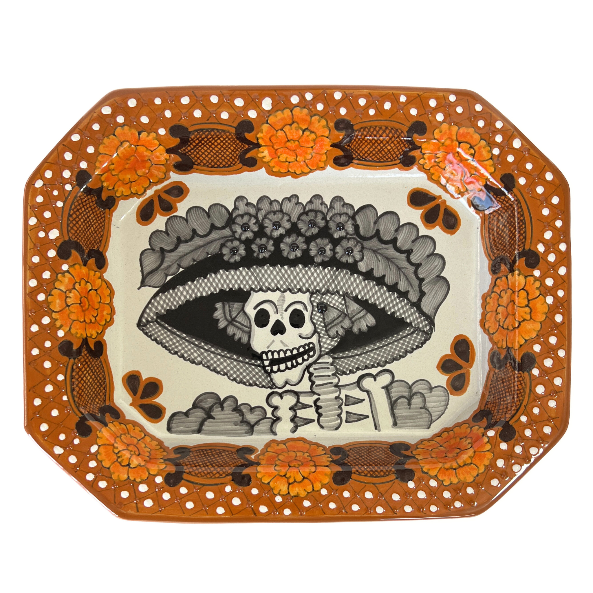 PLATON OCTAGONAL CATRINA CEMPASUCHIL