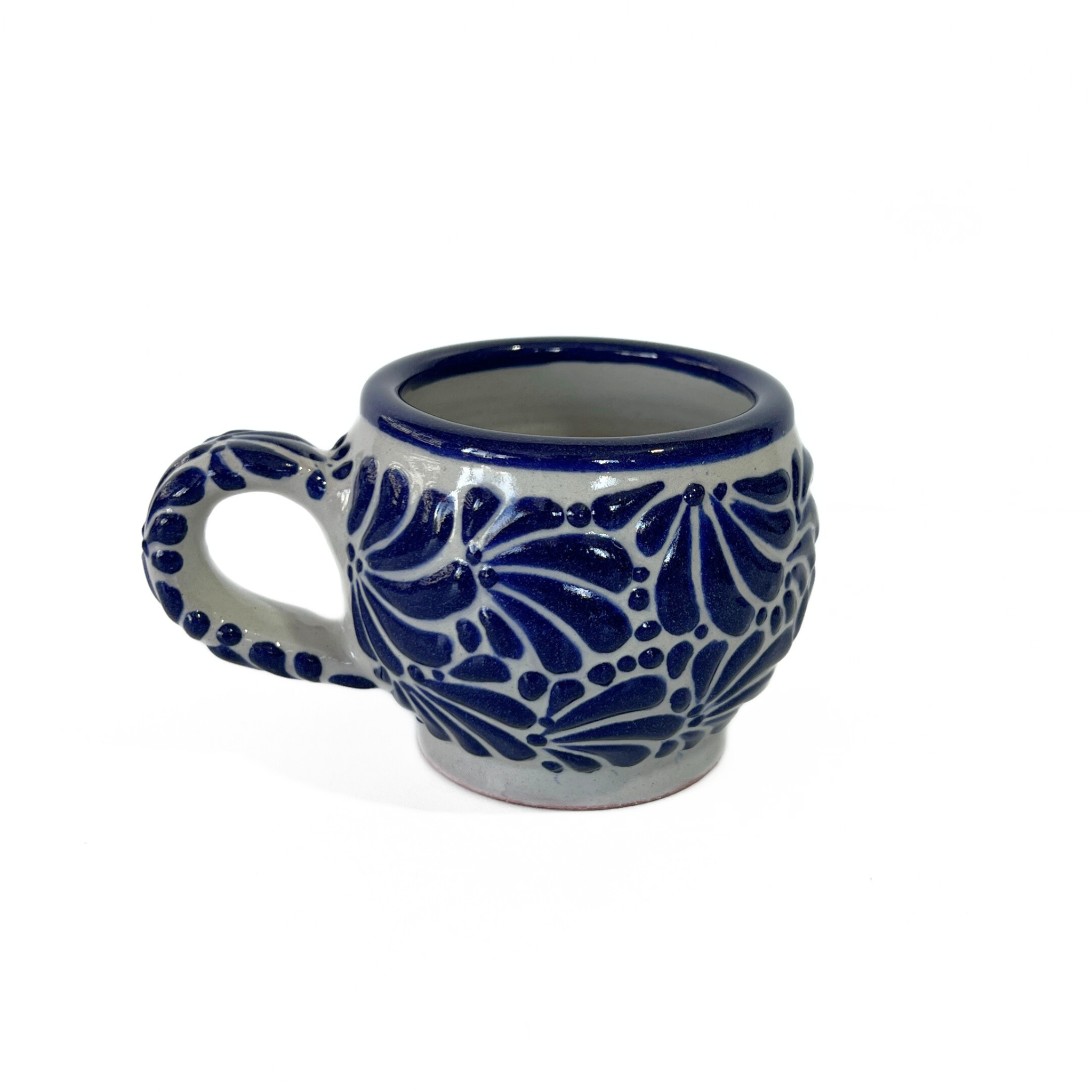 TAZA CHOCOLATERA CHICA AZUL COBALTO
