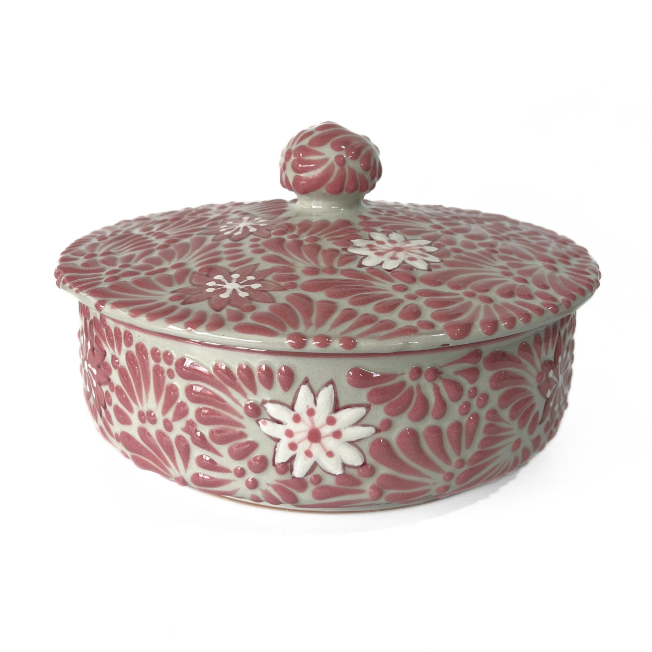 TORTILLERO FONDO TRADICIONAL MIK ROSA FLORES DE CEREZO