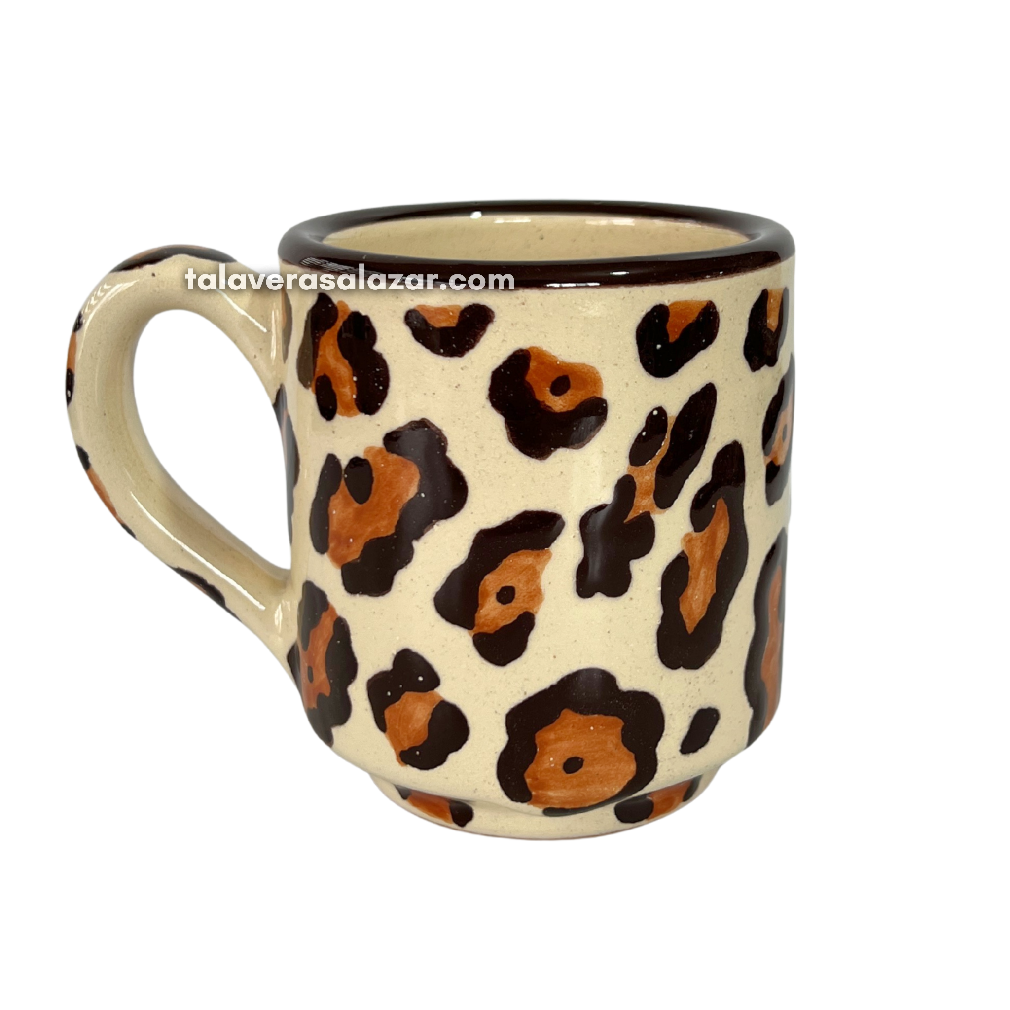 TAZA RECTA ESTANDAR DECORADO JAGUAR