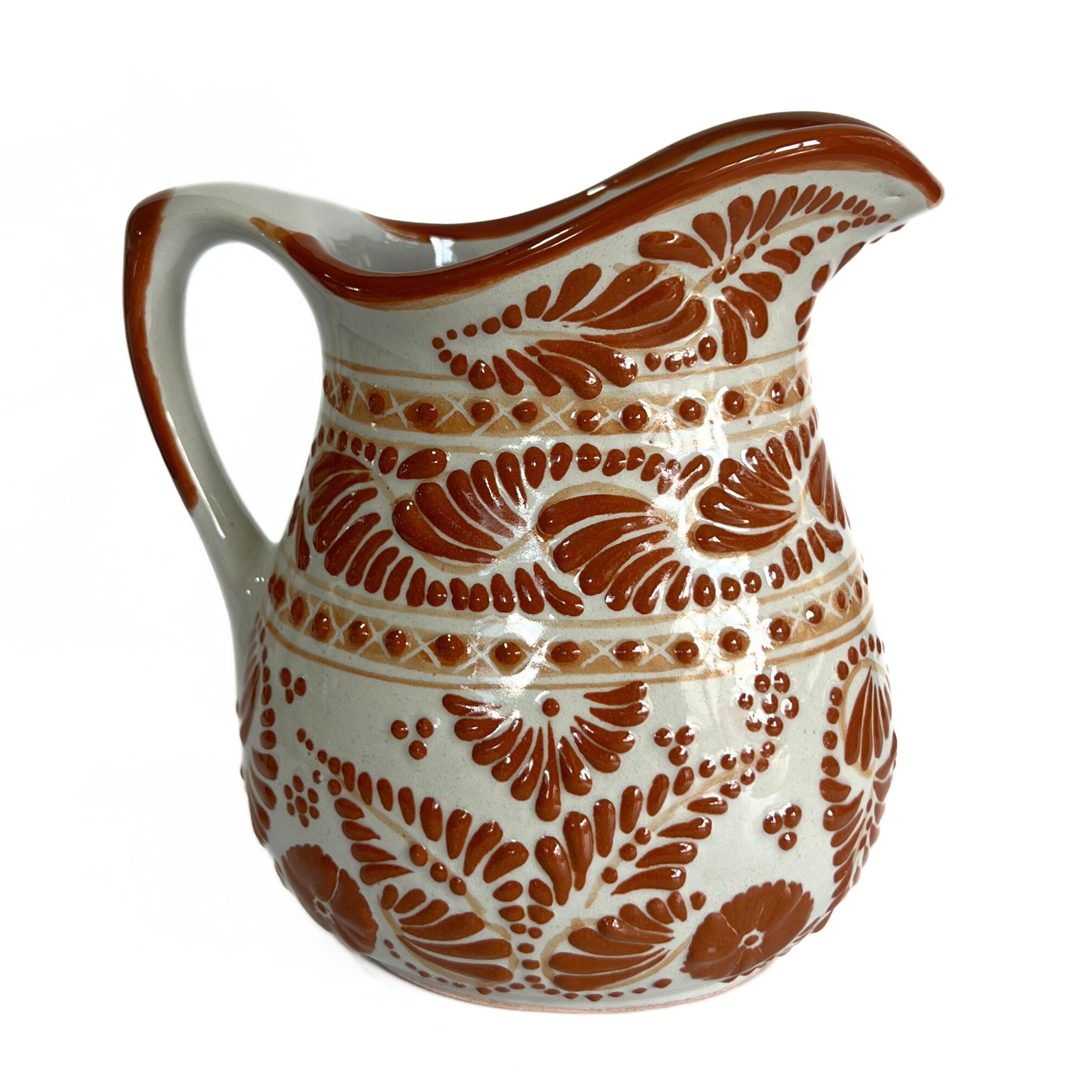 JARRA CHICA CURVA FONDO TRADICIONAL CENEFA TERRACOTA