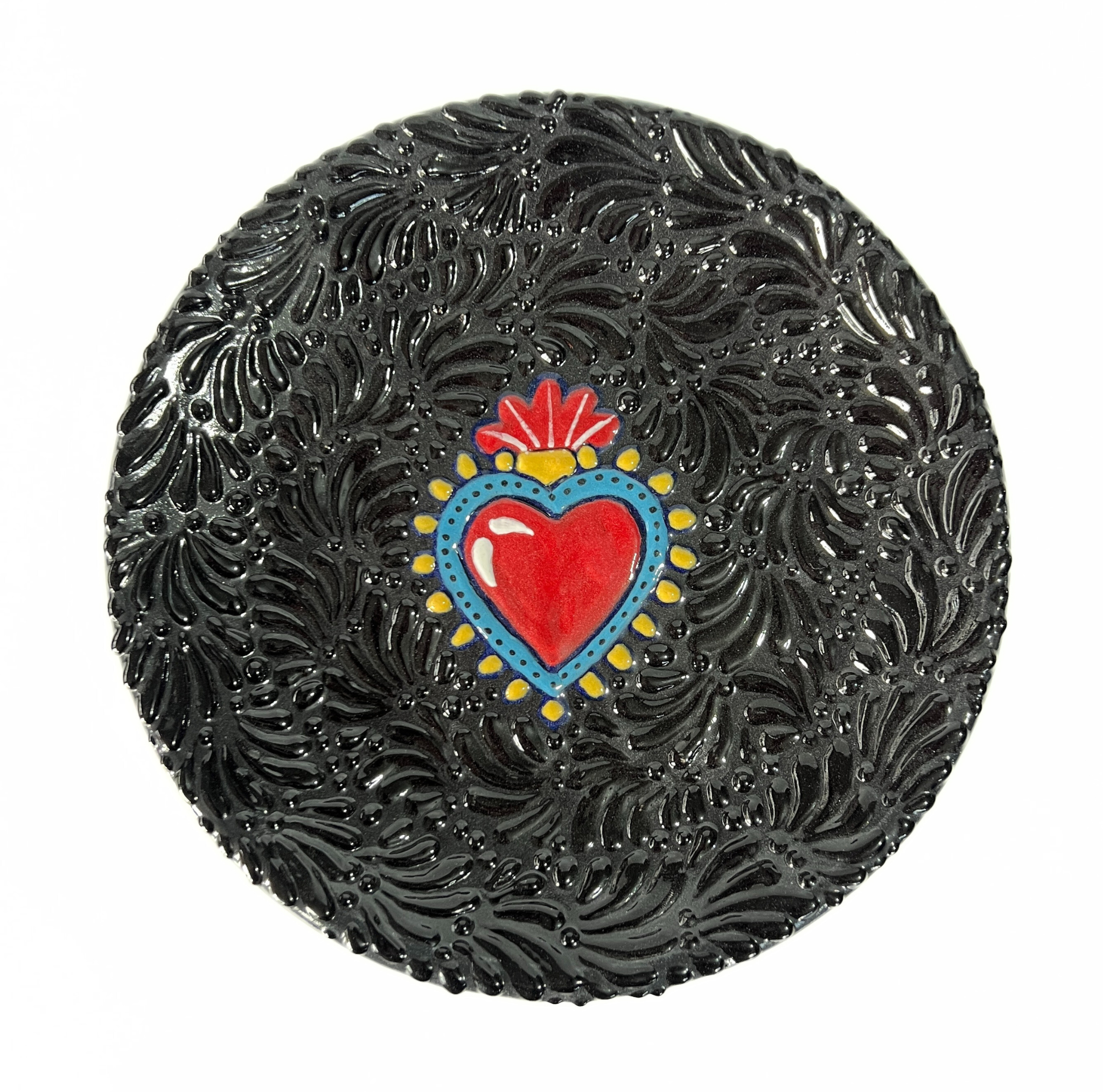 PLATO PLANO MIK SUPER BLACK SAGRADO CORAZON