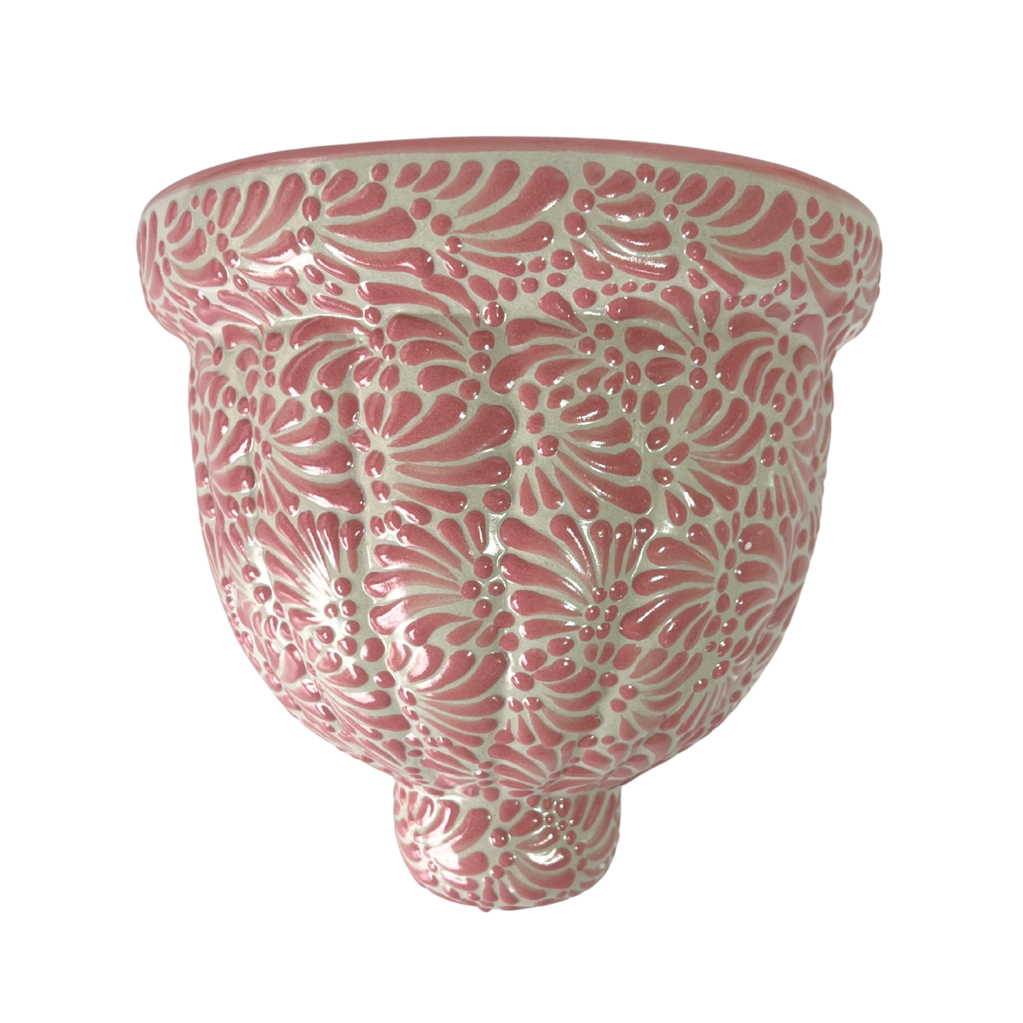 MACETA DE PARED GAJOS MEDIANA FONDO TRADICIONAL MIK ROSA