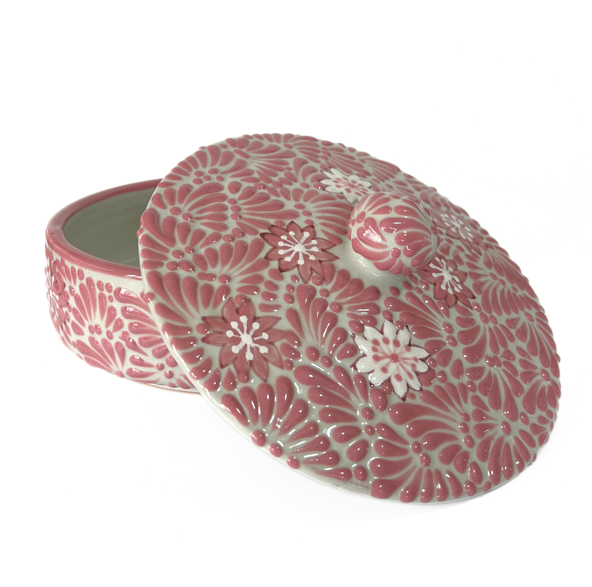 TORTILLERO FONDO TRADICIONAL MIK ROSA FLORES DE CEREZO