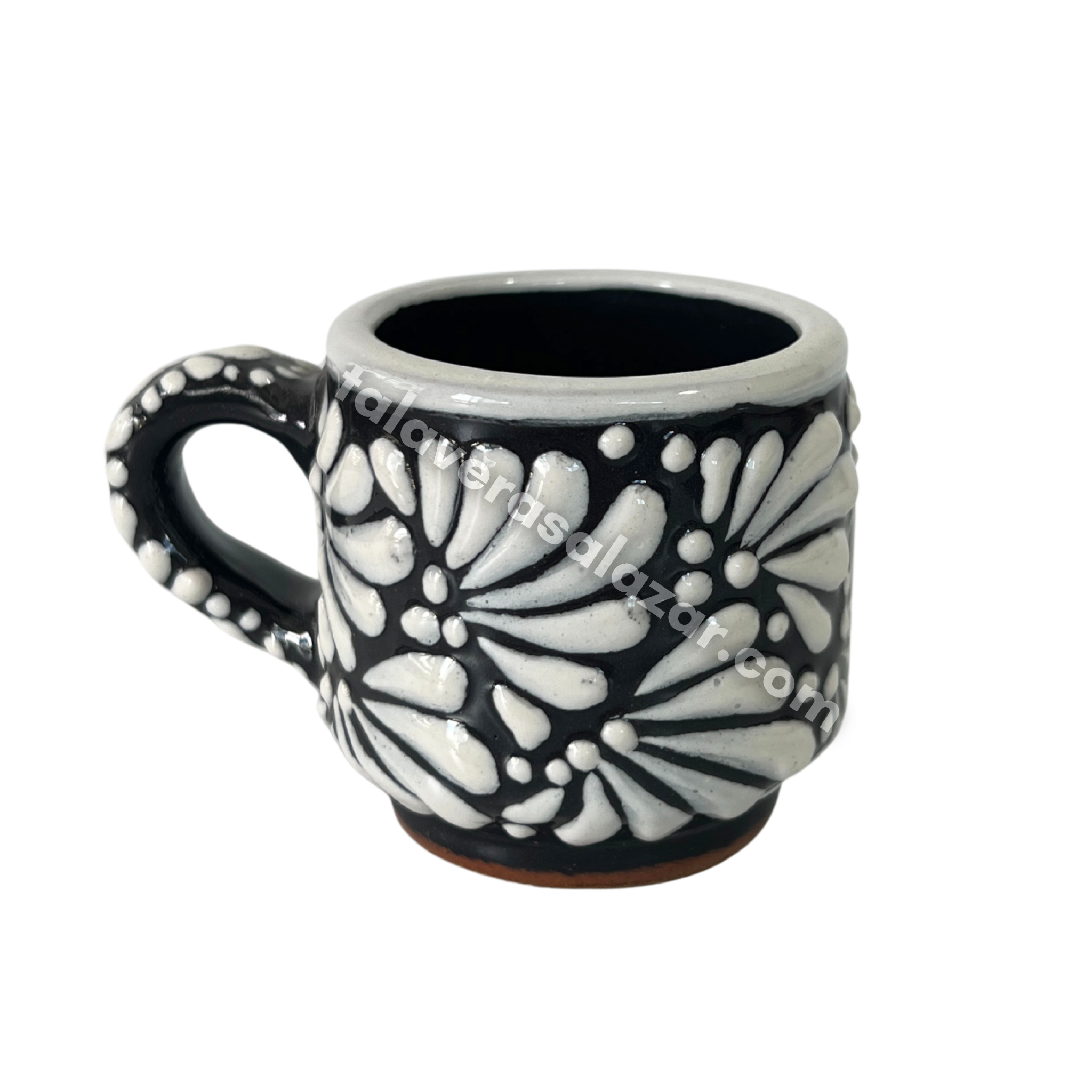 TAZA EXPRESO FONDO NEGRO MIK BLANCO