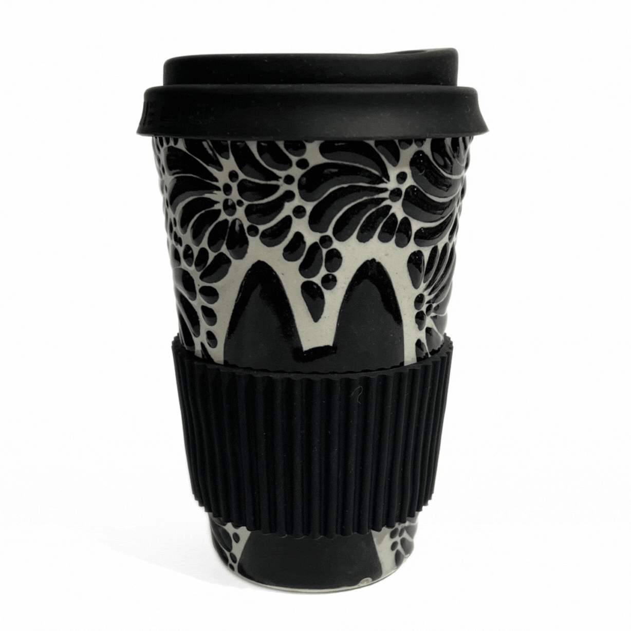 TERMO 15 CM SIN ASA FONDO TRADICIONAL MIK NEGRO GATO NEGRO