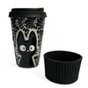 TERMO 15 CM SIN ASA FONDO TRADICIONAL MIK NEGRO GATO NEGRO