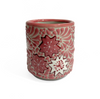 TAZA RECTA ESTANDAR FONDO TRADICIONAL MIK ROSA TRES FLORES CEREZO
