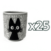 TAZA RECTA ESTANDAR FONDO TRADICIONAL MIK NEGRO GATO NEGRO