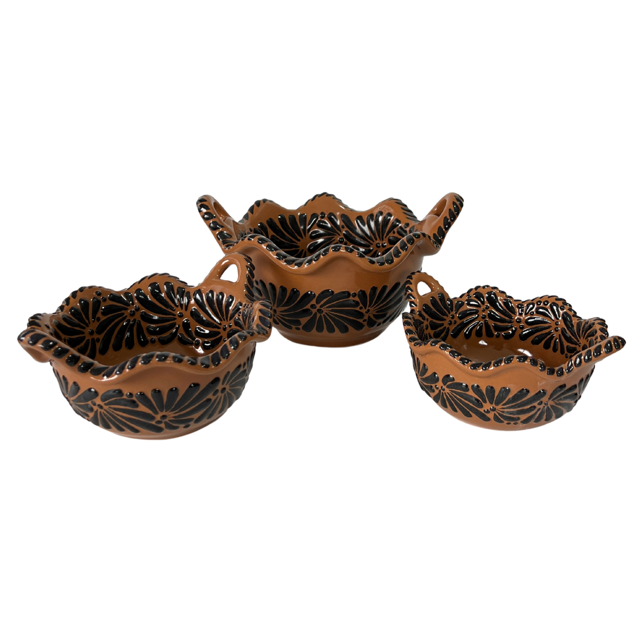 JUEGO DE CAZUELAS FONDO CAFE MIK CENEFA NEGRO