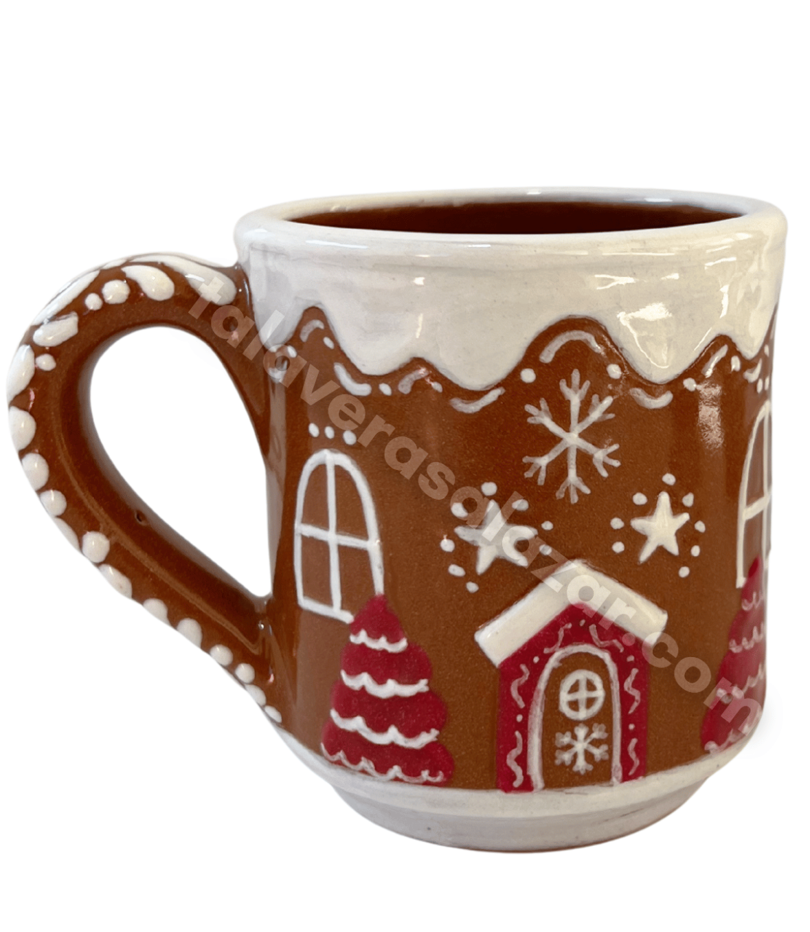 TAZA RECTA GALLETA DE JENGIBRE PINO ROJO