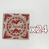 MOSAICO 10 CM 8 CARACTERES FONDO TRADICIONAL CENEFA ROJO