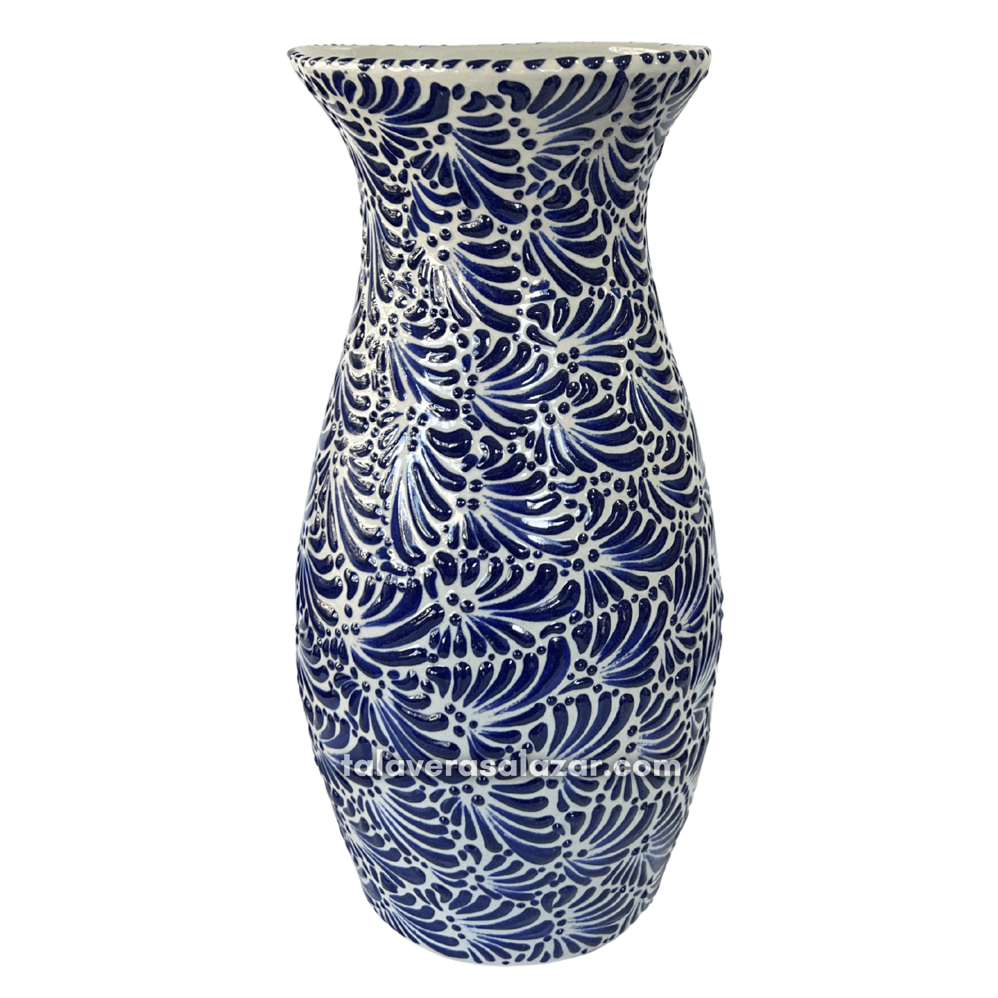 FLORERO BOLICHE 35 CM FONDO TRADICIONAL MIK AZUL COBALTO