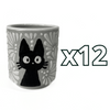 TAZA RECTA ESTANDAR FONDO TRADICIONAL MIK NEGRO GATO NEGRO